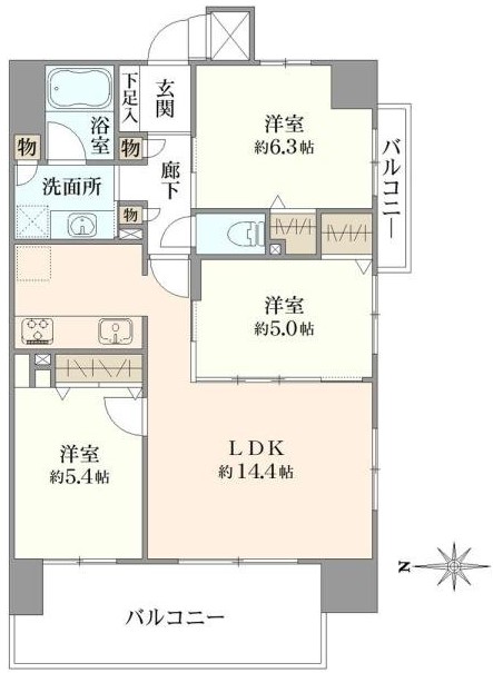 【八王子駅・中古マンション】サンクレイドル八王子南町　◎最上階・角部屋◎天候により富士山が見えます！