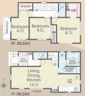 仲介手数料無料物件！　新築戸建！　八王子市散田町2号棟！